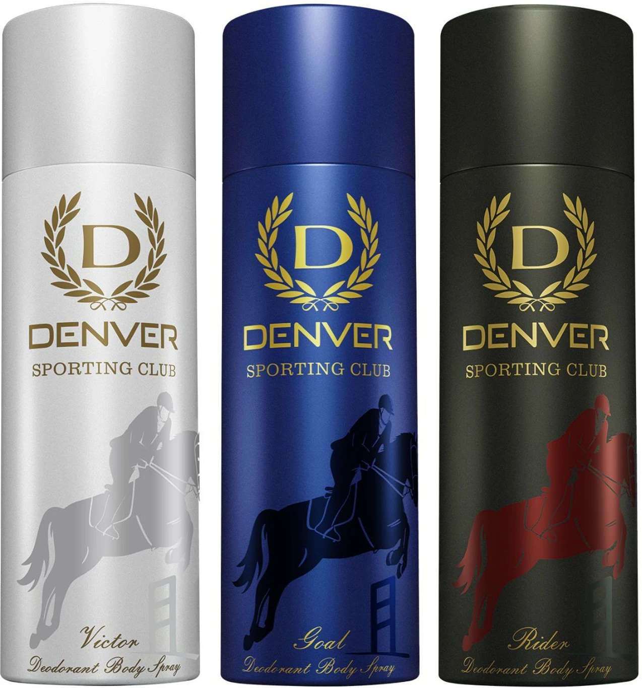 DENVER Sporting Club Rider, Goal & Victor Body Spray