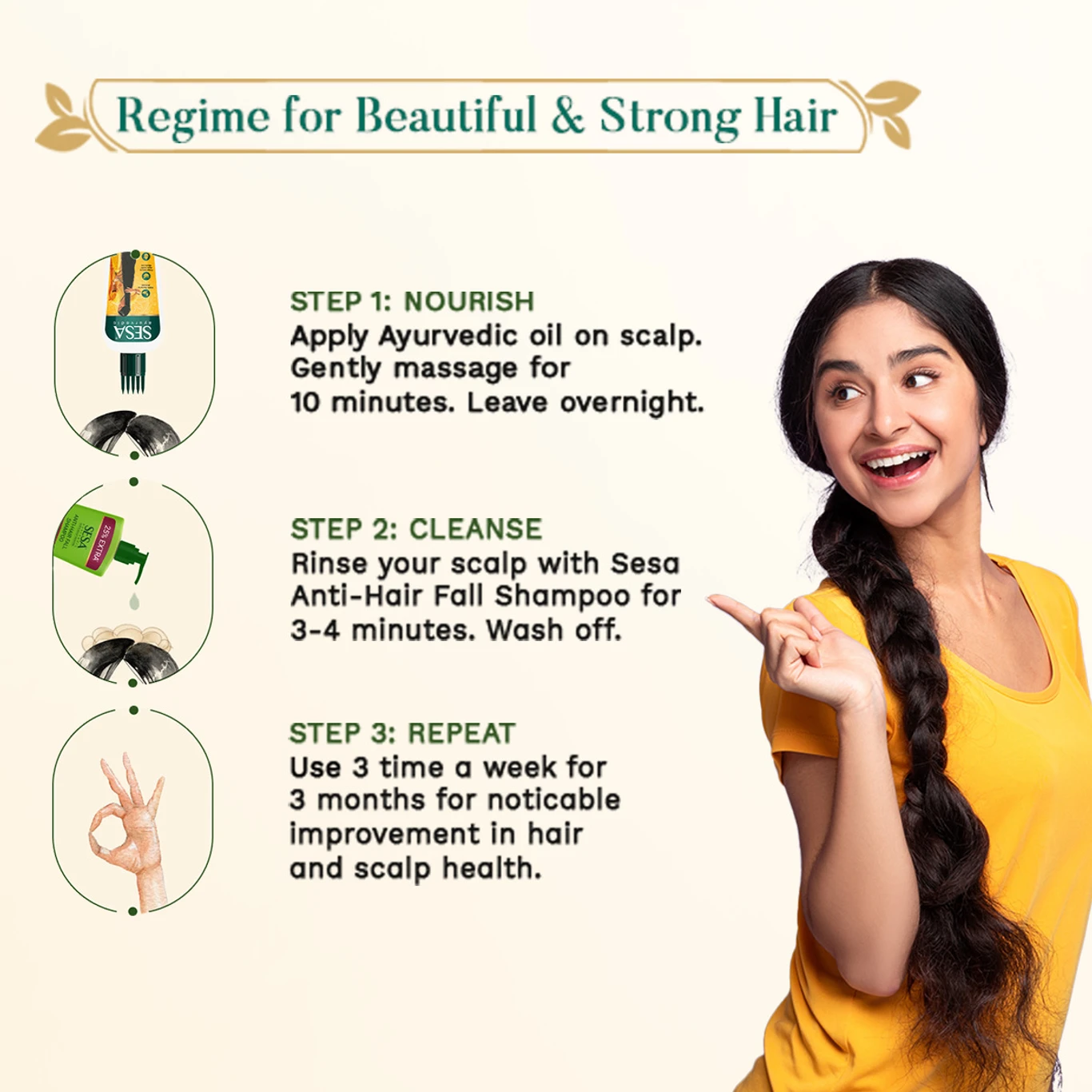 Sesa Ayurvedic Hair Growth Oil with Bhringraj Hair Oil