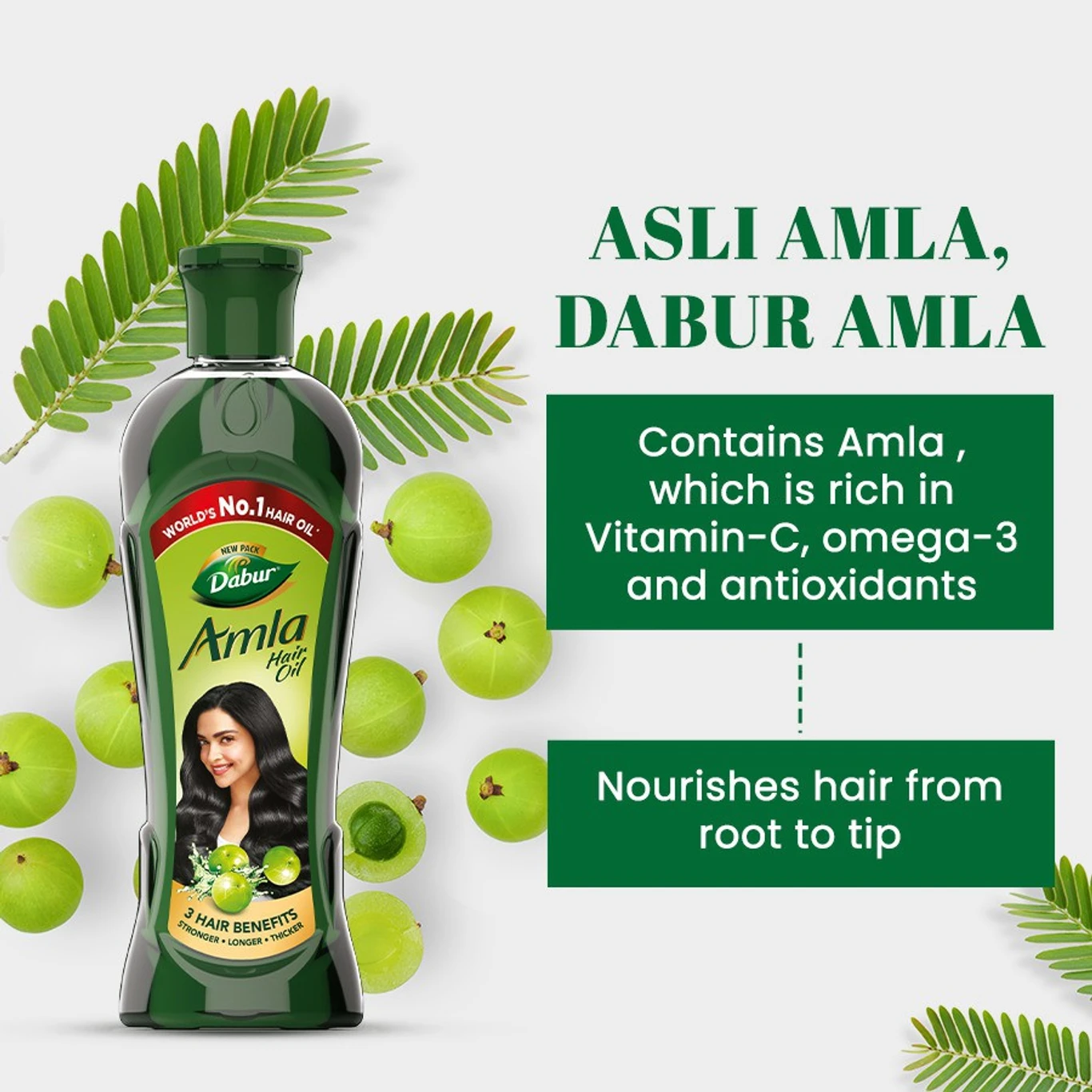 Dabur Amla for Long, Healthy & Strong Hair Oil