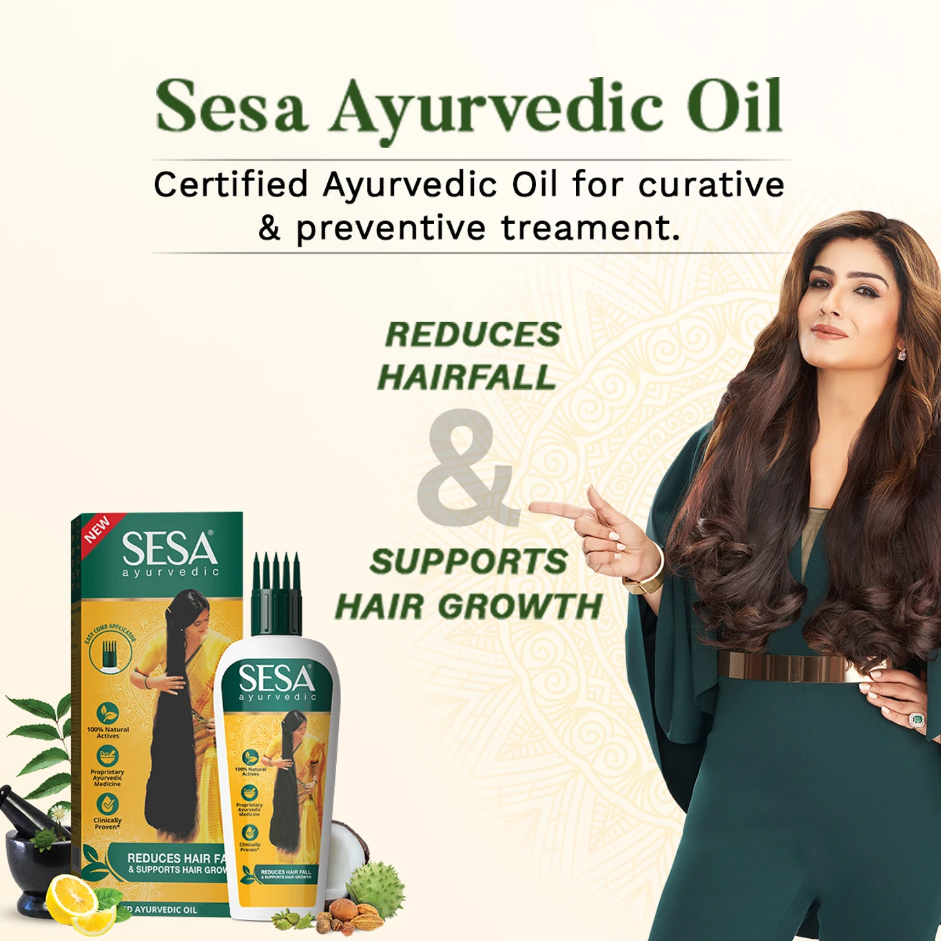 Sesa Ayurvedic Hair Growth Oil with Bhringraj Hair Oil